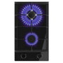 Cecotec Placa de gas Bolero Squad G 2400F 2 fuegos, 5200W, vidrio negro, hierro fundido