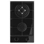 Cecotec Placa de gas Bolero Squad G 2400F 2 fuegos, 5200W, vidrio negro, hierro fundido