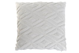 DKD Home Decor Cojín de Poliéster Crudo 45x45 cm