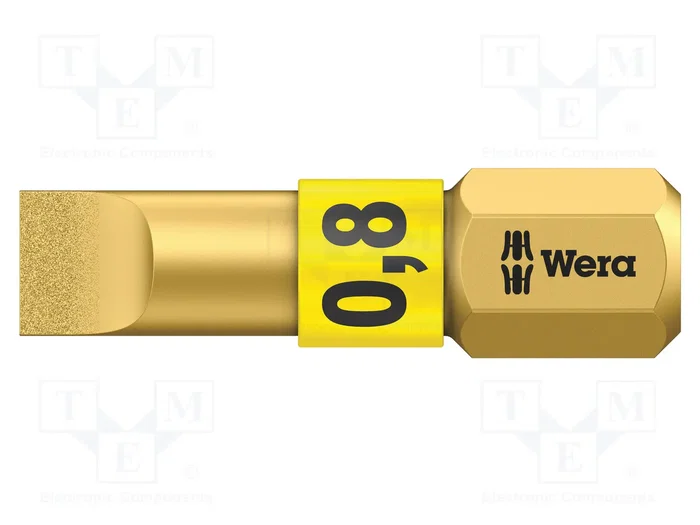WERA Punta de destornillador plana de diamante 5,5x0,8 mm WERA Punta de destornillador plana de diamante 5,5x0,8 mm
