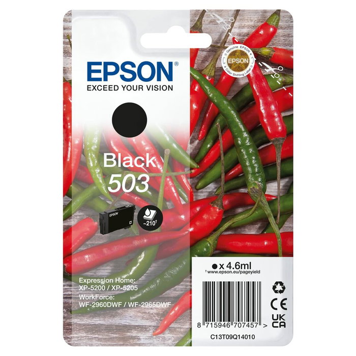 Epson 503 Cartucho de Tinta Negro Original