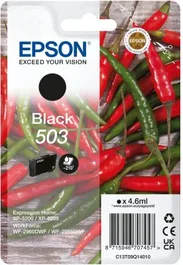 Epson 503 Cartucho de Tinta Original Negro Rendimiento Estándar 4,6 ml - Compatible con XP-5200, XP (1 unidad)
