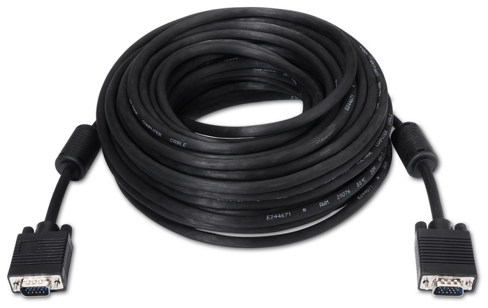 Aisens Cable VGA A113-0075 de 15m Negro