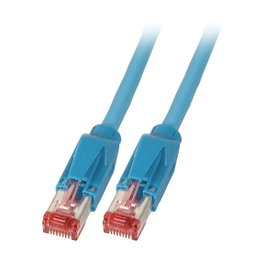 EFB Elektronik Patchkabel RJ45 Cat.6A S/FTP LSZH 2m Azul