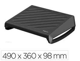 Fellowes Reposapiés 3 Ajustes de Altura Negro 490x360x98 mm