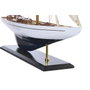 DKD Home Decor Barco de Madera Azul Marino y Blanco 60x11,5x83 cm