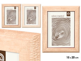 GIFTDECOR Portafotos Liso Surtido de 24 Unidades 15x20cm Madera