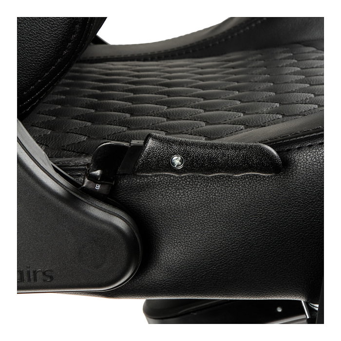 Noblechairs EPIC Echtleder Gaming Stuhl - schwarz
