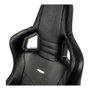Noblechairs EPIC Echtleder Gaming Stuhl - schwarz