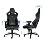 Noblechairs EPIC Echtleder Gaming Stuhl - schwarz