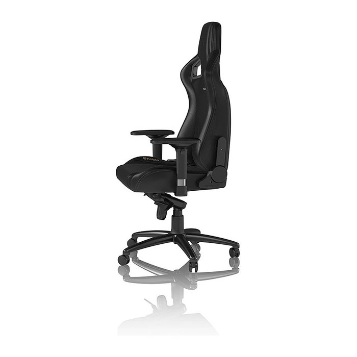 Noblechairs EPIC Echtleder Gaming Stuhl - schwarz