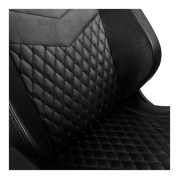 Noblechairs EPIC Echtleder Gaming Stuhl - schwarz