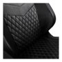 Noblechairs EPIC Echtleder Gaming Stuhl - schwarz