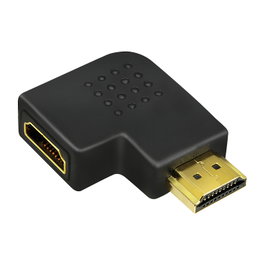 LogiLink Adaptador HDMI con ángulo de 90° y diseño plano