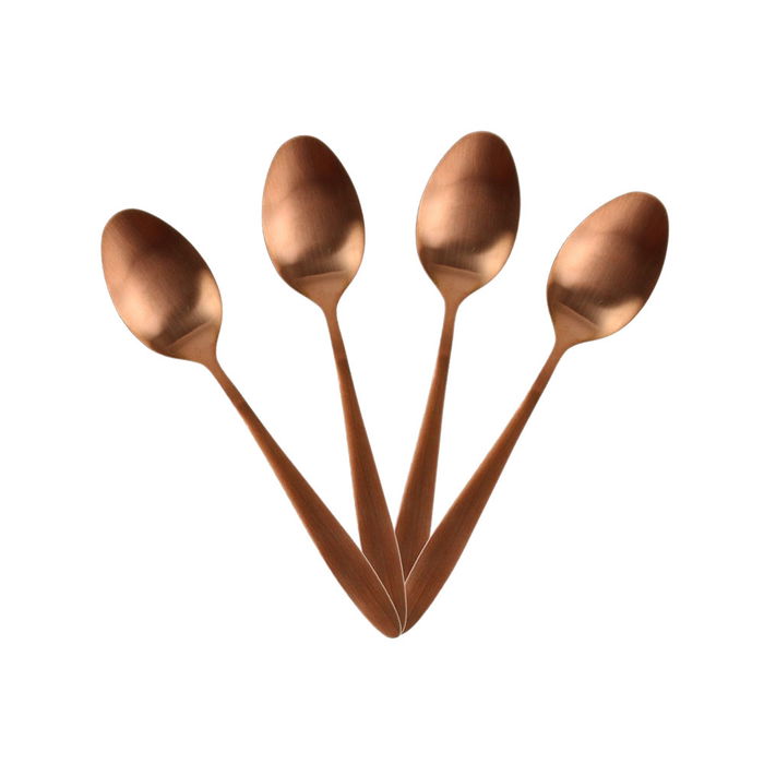 Home Deco Factory Cubertería 16 Piezas Colección Mirage Acero Inoxidable Color Cobre