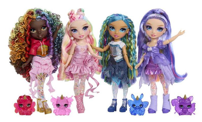 Rainbow High Muñeca Skyler con Slime y Brillos Azul
