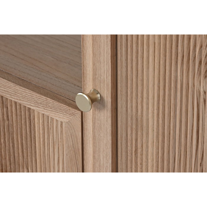 DKD Home Decor Mueble TV HAIARTS MD Pino y MDF Natural 120x40x63 cm