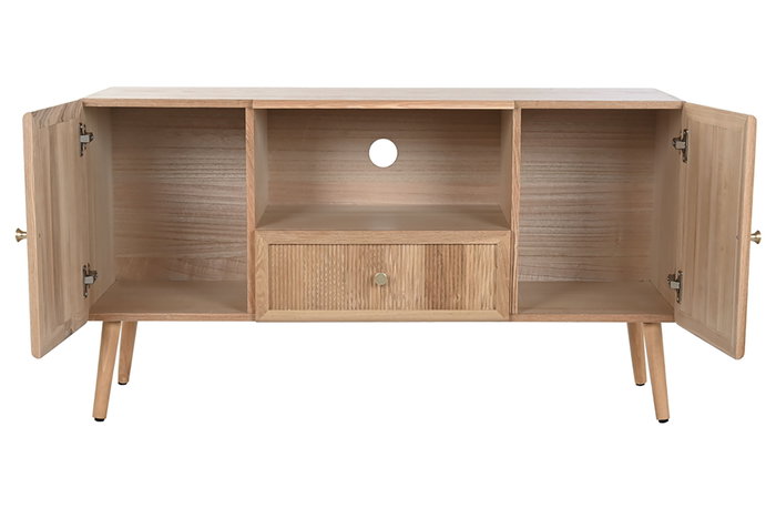 DKD Home Decor Mueble TV Haiarts md Scandi Natural 120 x 40 x 63 cm