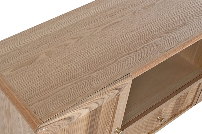 DKD Home Decor Mueble TV Haiarts md Scandi Natural 120 x 40 x 63 cm