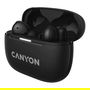 Canyon CNS-TWS10B Auriculares Inalámbricos True Wireless Negro Música Deporte Llamadas Uso Diario