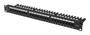 Lanberg PPU6-1124-B Panel de parcheo 24 puertos Cat6 1U Negro