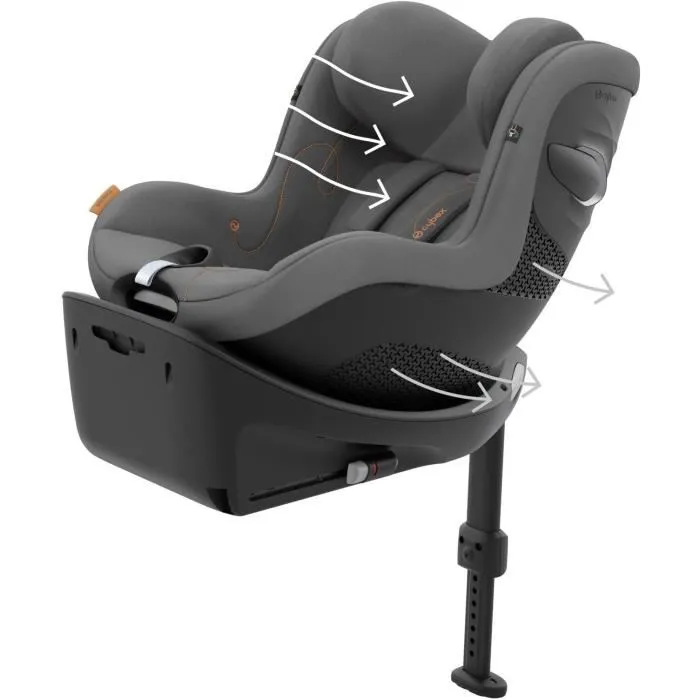Cybex Gold Sirona G i-Size Silla de Coche - Gris Lava CYB1701907973288 Cybex Gold Sirona G i-Size Silla de Coche - Gris Lava CYB1701907973288