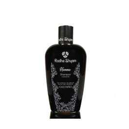 Radhe Shyam Champú Henna Castaño para Mantener la Coloración