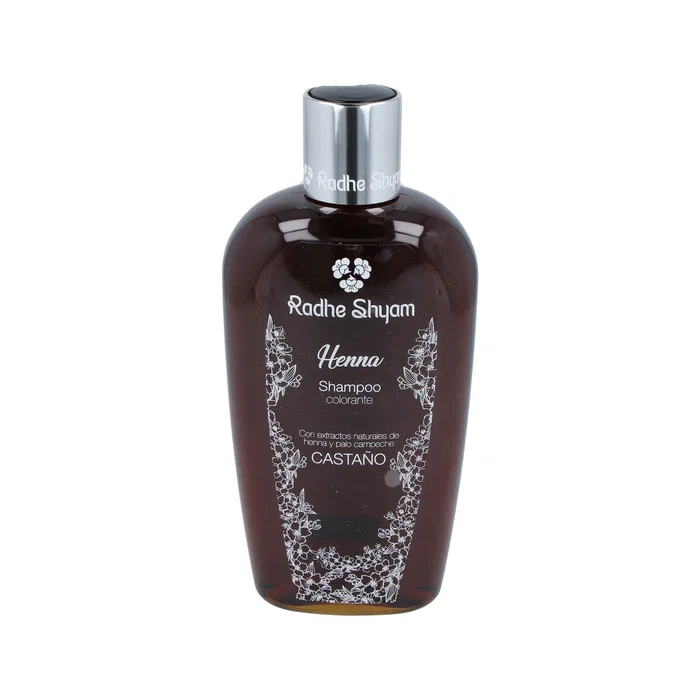 Radhe Shyam Champú Henna Color Castaño para Mantener Tono - 250ml