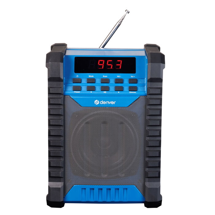 Denver WRB-60 Radio de obra Azul / Negro