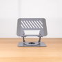 Tooq Soporte Plegable con Rotación 360° para Dispositivos de 11''-17'', Gris Oscuro