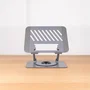 Soporte plegable 360° dispositivos 11-17", gris