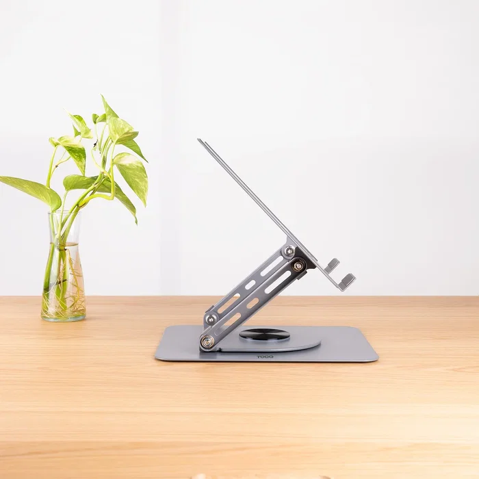 Soporte plegable 360° dispositivos 11-17", gris