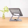 Soporte plegable 360° dispositivos 11-17", gris