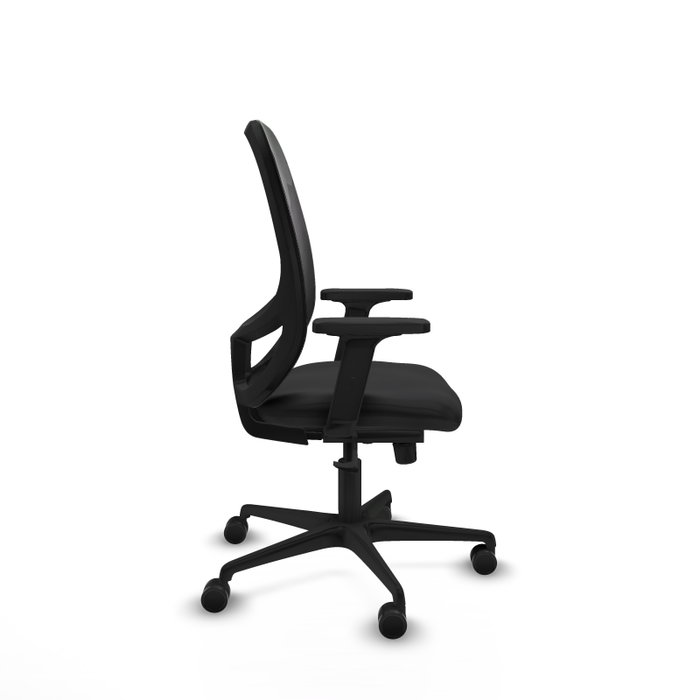 PIQUERAS Y CRESPO Silla de oficina Cilanco con mecanismo Sincro, Negro
