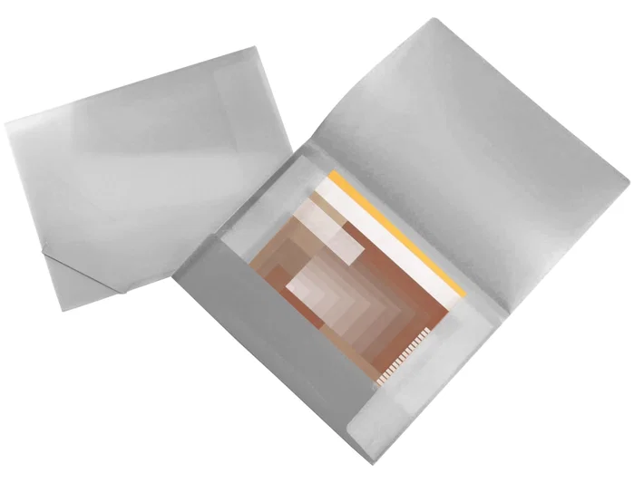 Liderpapel Carpeta de solapas transparente DIN A3 Liderpapel Carpeta de solapas transparente DIN A3