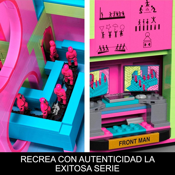 Mega Bloks Squid Game La Escalera HYL45 Mattel Coleccionable Mega Bloks Squid Game La Escalera HYL45 Mattel Coleccionable