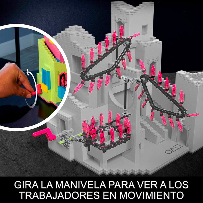 Mega Bloks Squid Game La Escalera HYL45 Mattel Coleccionable Mega Bloks Squid Game La Escalera HYL45 Mattel Coleccionable