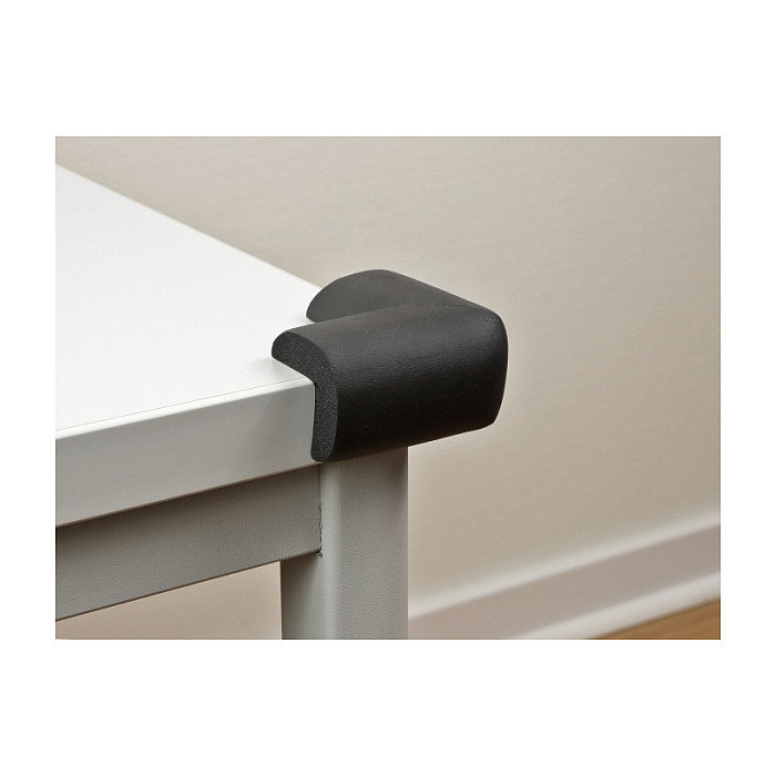 DeLOCK Protector de bordes de espuma autoadhesivo 56 x 56 x 22 mm negro