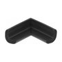 DeLOCK Protector de bordes de espuma autoadhesivo 56 x 56 x 22 mm negro