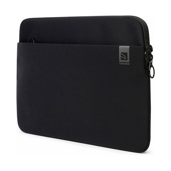 TUCANO Top Second Skin Funda para Apple MacBook Pro 16", Color Negro, Bolsillo Delantero - 1 Bolsillo, 40.6 cm, Resistente a Golpes y Rayones