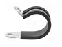 LAPP Abrazadera de acero con policloropreno Øaro 25mm W 15mm