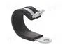 LAPP Abrazadera de acero con policloropreno Øaro 25mm W 15mm