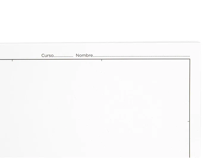 Liderpapel Bloc Dibujo Lineal Vanguardia Espiral 230x325mm 20 Hojas 130g/m2 Perforado