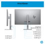 HP OmniStudio X 32-c0170ng - All-in-One PC 31,5 pulgadas, Intel Core Ultra 7 155H, 32 GB RAM, 1 TB SSD, Windows 11 Home