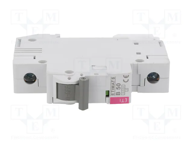 ETI POLAM Interruptor magnetotérmico ETIMAT 6 1P 50A 6kA