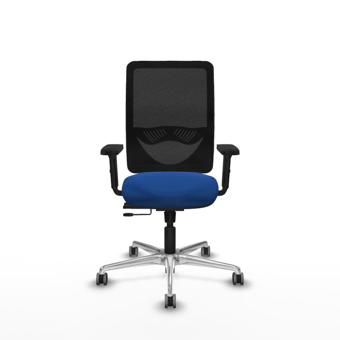PIQUERAS Y CRESPO Silla de oficina Zulema Azul con mecanismo Sincro/Traslack