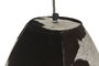 DKD Home Decor Lámpara de Techo Metal y Piel Vaca 34x34x28 cm