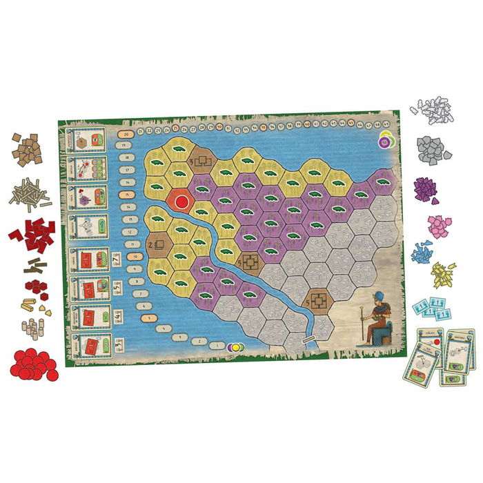 2F-Spiele Fayún - Juego de Mesa de Estrategia en Español (PEGI 12, 1-5 Jugadores, 120 Min) - Juego de Tablero del Antiguo Egipto con Gestión de Recursos 2F-Spiele Fayún - Juego de Mesa de Estrategia en Español (PEGI 12, 1-5 Jugadores, 120 Min) - Juego de Tablero del Antiguo Egipto con Gestión de Recursos