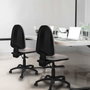 PIQUERAS Y CRESPO Silla de oficina Aýna con mecanismo Asincro, Similpiel Amarillo
