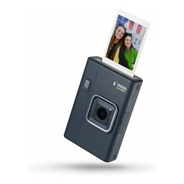 FUJIFILM Instax mini LiPlay+ Cámara Híbrida Instantánea Digital con Impresión, Pantalla LCD 3", USB-C, Color Midnight Blue, Ref 16948008